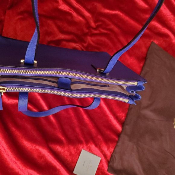 Kate Spade Blue Color Handbag - Picture 4 of 5